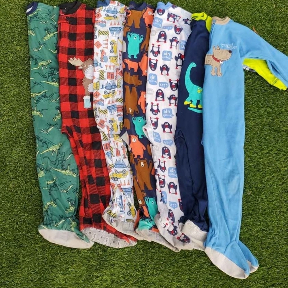 Carter's 4T Footed Pajamas Bundle